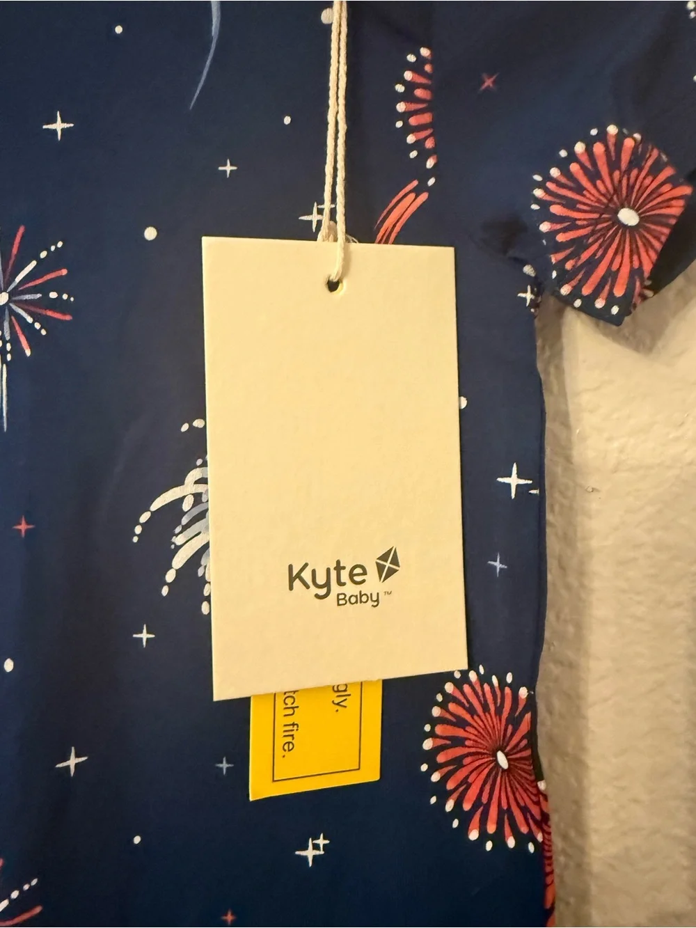 Kyte Navy Blue Firework Print One-Piece